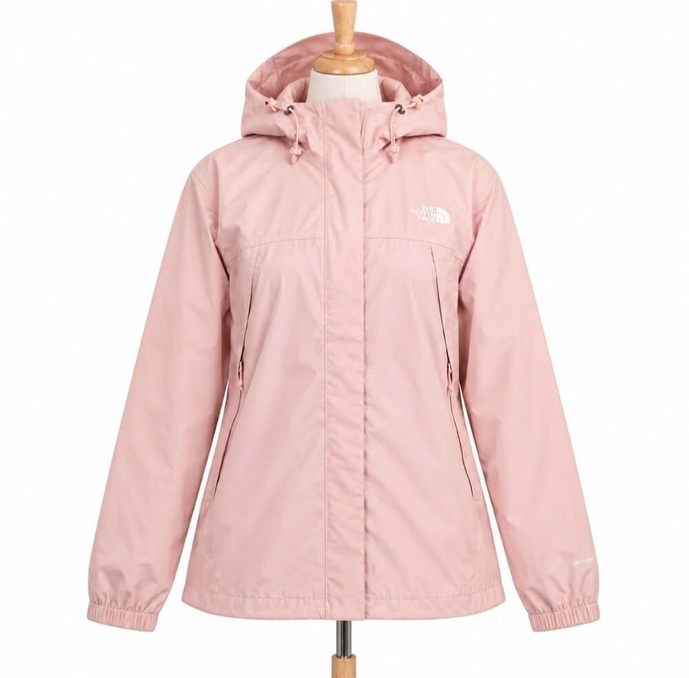 The North Face Antora Jacket Womens XL Evening Sand Pink DryVent Hooded NWT